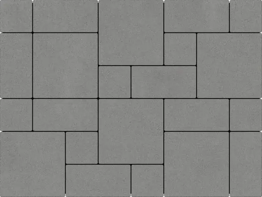 Тротуарная плитка Лайнстоун 20-60 мм серый