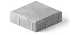 Тротуарна плитка Моноліт-Брук Квадрат 200х200 колор-мікс сталь